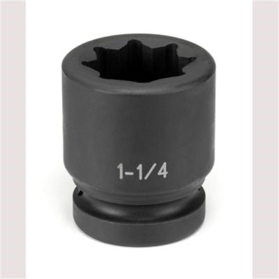 GRE4540S image(0) - Grey Pneumatic SOC 1-1/4 1"D IMP 8PT BLK