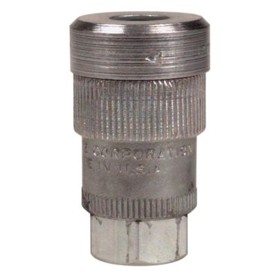 ALM307112 image(0) - Alemite Standard Duty Quick-Detach Air Coupler, 1/4 NPTF