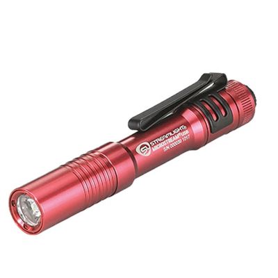 STL66605 image(0) - Streamlight MicroStream USB Bright Pocket-sized Rechargeable Flashlight - Red