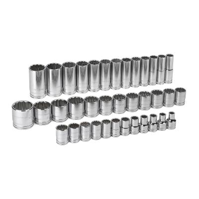 KDT80730 image(0) - GearWrench 37 PC 1/2" DR 12 PT METRIC MASTER SOCKET ASSY SET