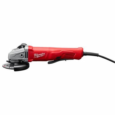 MLW6141-31 image(0) - Milwaukee Tool 11 Amp Corded 4-1/2 in. Small Angle Grinder Paddle No-Lock