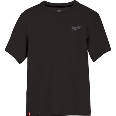 MLW603B-2X image(0) - Milwaukee Tool HYBRID WORK TEE - SS BLACK 2X