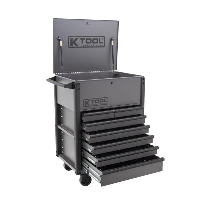 KTI75151 image(0) - K Tool International Service Cart Premium 7 Drawer 750 Pound (Grey)