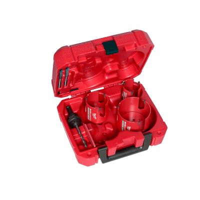 MLW49-56-9280 image(0) - Milwaukee Tool 7 PC BIG HAWG with Carbide Teeth Hole Saw Kit