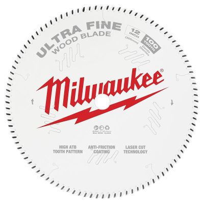 MLW48-40-1228 image(0) - Milwaukee Tool 12" 100T Ultra Fine Finish Circular Saw Blade