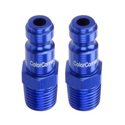 LEGA72440C-2PK image(0) - Legacy Manufacturing C 1/4" Blue Plug 1/4" MNPT 2pk