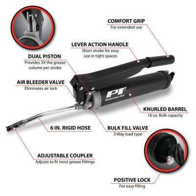 WLMW54296 image(0) - Wilmar Corp. / Performance Tool High Volume Lever Action Grease Gun