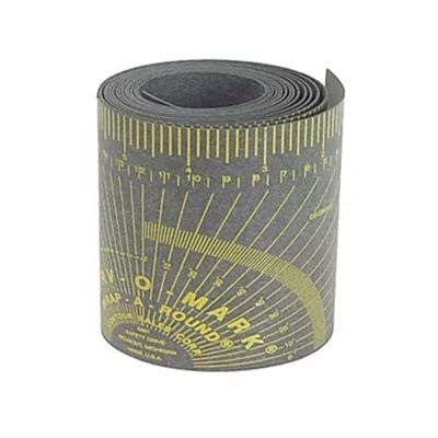 SRW14763 image(0) - Curvo-O-Mark by Jackson Safety Curv-O-Mark by Jackson Safety - Medium Wrap-A-Round Pipe Ruler - Gray