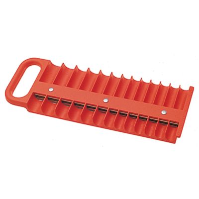 LIS40120 image(0) - Lisle SOCKET HOLDER MAGNETIC 1/4IN DR F/26 SOCKETS RED