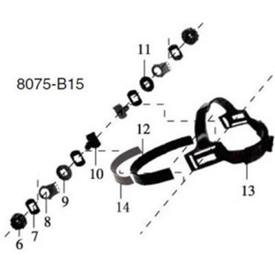 AST8075-B15 image(0) - Astro Pneumatic 8075 HEAD GEAR ASSMBLY