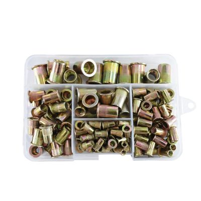 ASTRN120 image(0) - Astro Pneumatic 120pc Steel Rivet Nut Assortment - SAE