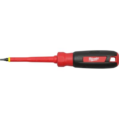 MLW48-22-2252 image(0) - Milwaukee Tool #2 Square - 4" 1000V Insulated Screwdriver