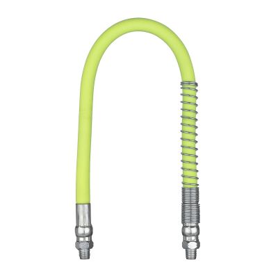 LEGL2915FZSP image(0) - Legacy Manufacturing Flexzilla 18" Grease Hose 3/16 MNPT Spring Guard