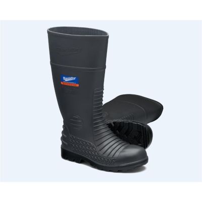 BLU028-012 image(0) - Blundstone Steel Toe Gumboots-Waterproof, Metarsal Guard, Puncture Resistant Midsole, Grey, AU size 12, US size 13