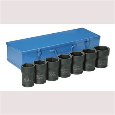 GRE8370 image(0) - Grey Pneumatic 3/4"DR 7PC TRUCK PINION SOCKET SET