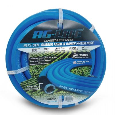 BLBAL58100 image(0) - BluBird AG-Lite Rubber Water Hose Assembly 5/8" x 100'