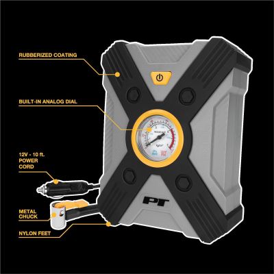 WLMW7901 image(0) - Wilmar Corp. / Performance Tool 12V Rapid Tire Inflator with LED Light