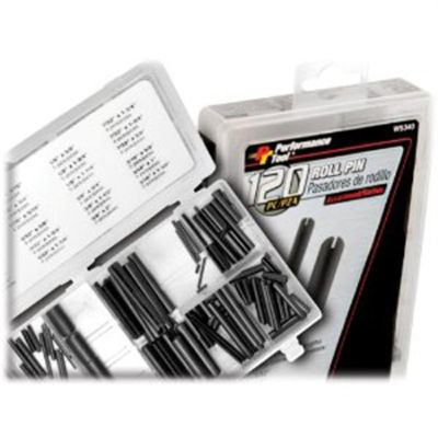 WLMW5340 image(0) - Wilmar Corp. / Performance Tool 120pc Roll Pin Assortment