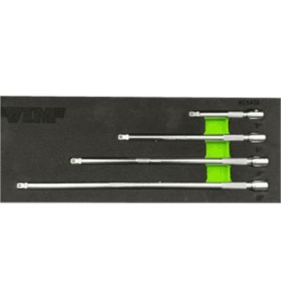 VIMWEX400 image(0) - VIM Tools 4 Piece 1/4 Inch Drive Wobble Extension Set