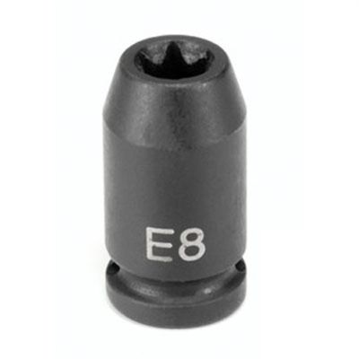 GRE904ET image(0) - Grey Pneumatic 1/4" Drive x E4 External Torx Impact Socket