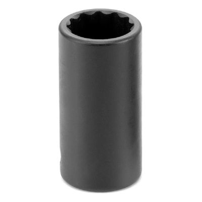 GRE1112MSD image(0) - Grey Pneumatic 3/8" DR 12MM 12 PT SEMI-DEEP IMPACT SOCKET