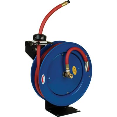 WLMM608 image(0) - Wilmar Corp. / Performance Tool Auto Rewind Hose Reel w/25'Hos