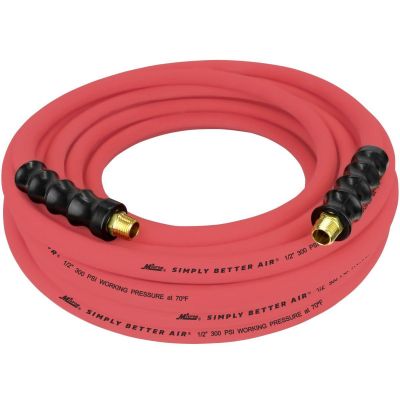 MILULR125038 image(0) - Milton Industries 1/2" x 50' Ultra Lightweight Rubber Hose (w/ 3/8" NPT ends)