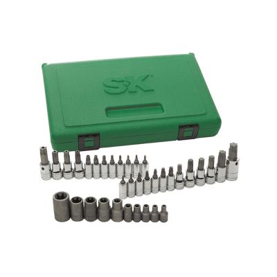 SKT19763 image(0) - S K Hand Tools SOCKET SET TORX 35 PC 1/4 & 3/8 & 1/2IN. DRIVE