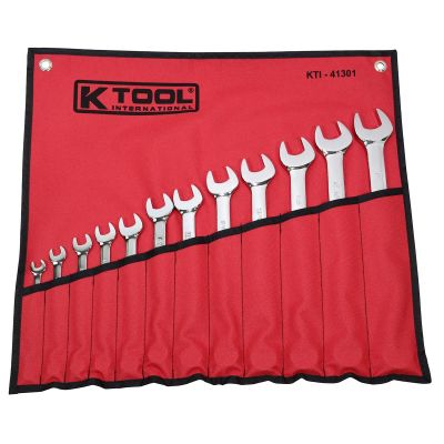 KTI41301 image(0) - K Tool International Wrench Set Combination 12 Piece