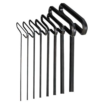 EKL35168 image(0) - Eklind Tool Company HEX KEY SET 8 PC T-HANDLE 6IN. METRIC 2-10MM