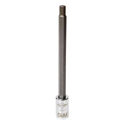 MAY16477 image(0) - Mayhew Mayhew 5 MM Metric Hex Medium Insert Socket Bit, 1/4-Inch Drive