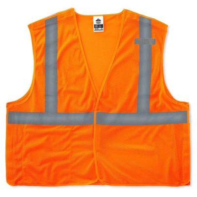 ERG21063 image(0) - Ergodyne 8215BA S/M Orange Type R Class 2 Breakaway Mesh Vest