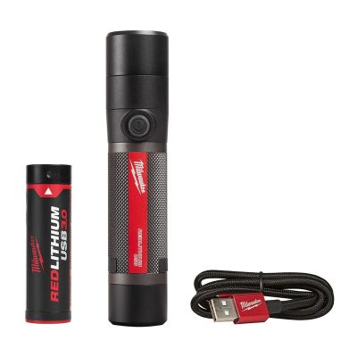 MLW2160-21 image(0) - Milwaukee Tool USB RECHARGEABLE 800L COMPACT FLASHLIGHT