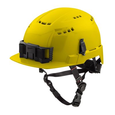 MLW48-73-1322 image(0) - Milwaukee Tool BOLT Yellow Front Brim Vented Safety Helmet (USA) - Type 2, Class C