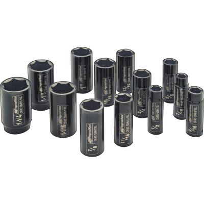 IRTSK4H13LN image(0) - Ingersoll Rand 1/2" Drive Hex SAE Deep Socket Set, 13-Piece