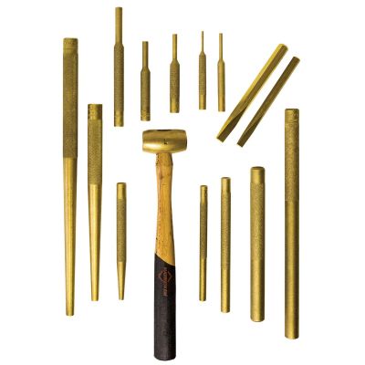 MAY61369 image(0) - Mayhew 15-PC BRASS KIT ASSORTMENT