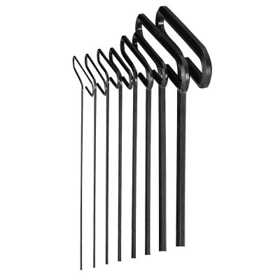 EKL33198 image(0) - Eklind Tool Company HEX KEY SET 8 PC T-HANDLE 9IN SAE 3/32-1/4IN.