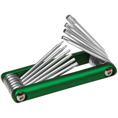 WLMW9134 image(0) - Wilmar Corp. / Performance Tool 10pc Alum. Folding Star Hex Ke