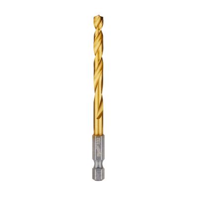 MLW48-89-4611 image(0) - Milwaukee Tool 7/32" SHOCKWAVE RED HELIX Titanium Drill Bit