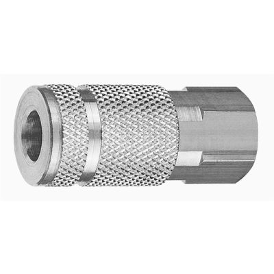 AMFC38-10 image(0) - Amflo 1/4" Coupler with 1/4" Female threads ARO Style- Pack of 10