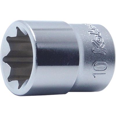 KKN2425-E10 image(0) - Ko-ken USA 1/4 Sq. Dr. TORX E10Â® Socket - Length 22mm