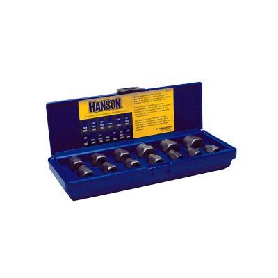 HAN54113 image(0) - Hanson BOLT EXTRACTOR 13PC SET 1/4"-3/4" W/3/8" DRIVE