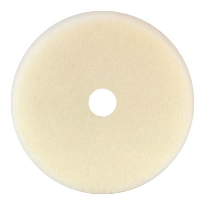 DYB79704 image(0) - DYNABRADE 6.5" White Foam Flat Polishing Pad