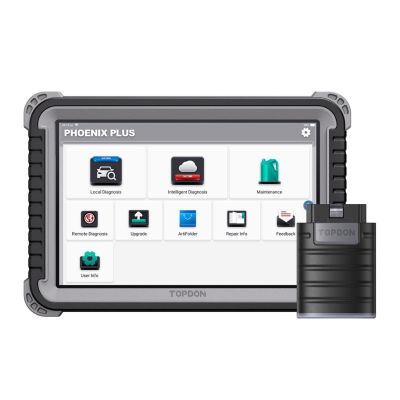 TOPPXPLUS2YR image(0) - Topdon Phoenix Plus - 10.1" OE-Level Scan Tool w/Service Functions, Bi-Directional