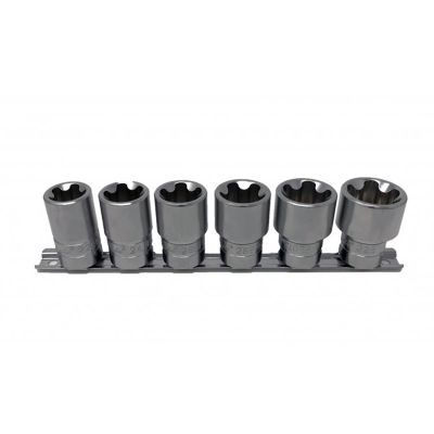 CTA5066 image(0) - CTA Manufacturing 6 Piece 5 Pt Torx Plus Socket Set - 1/2 Inch Drive