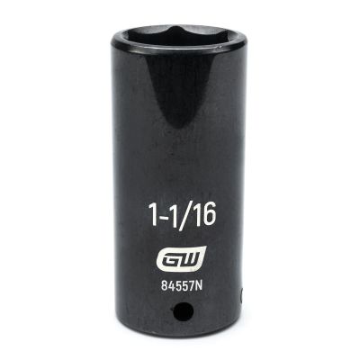 KDT84557N image(0) - GearWrench 1/2" Drive 6 Point Deep Impact SAE Socket 1-1/16"