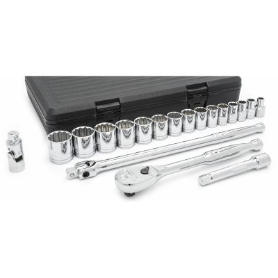 KDT80792 image(0) - GearWrench 19 PC 1/2" DR 12 POINT SOC SET