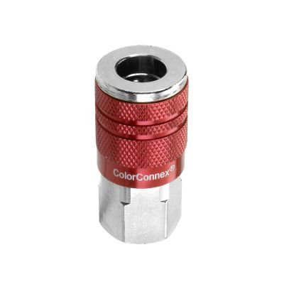 LEGA73410D image(0) - Legacy Manufacturing ColorConnex Coupler, Type D, 1/4" FNPT, 1/4" Body