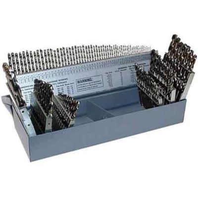 KNK115KK7 image(0) - KnKut KnKut 115 Piece Short Stubby Length Drill Bit Set Numbers, Letters, Fractions