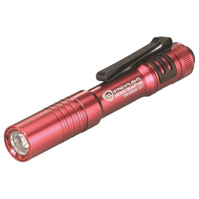 STL66602 image(0) - Streamlight MicroStream USB Bright Pocket-sized Rechargeable Flashlight - Red